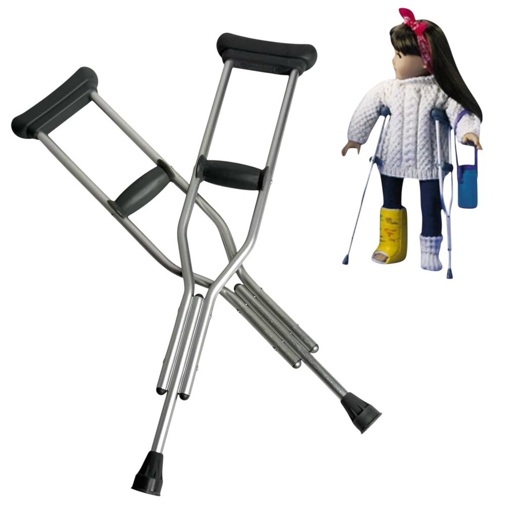 American Girl Doll Crutches Apres Ski Gear Accessory Sports Doctor Hospital Care